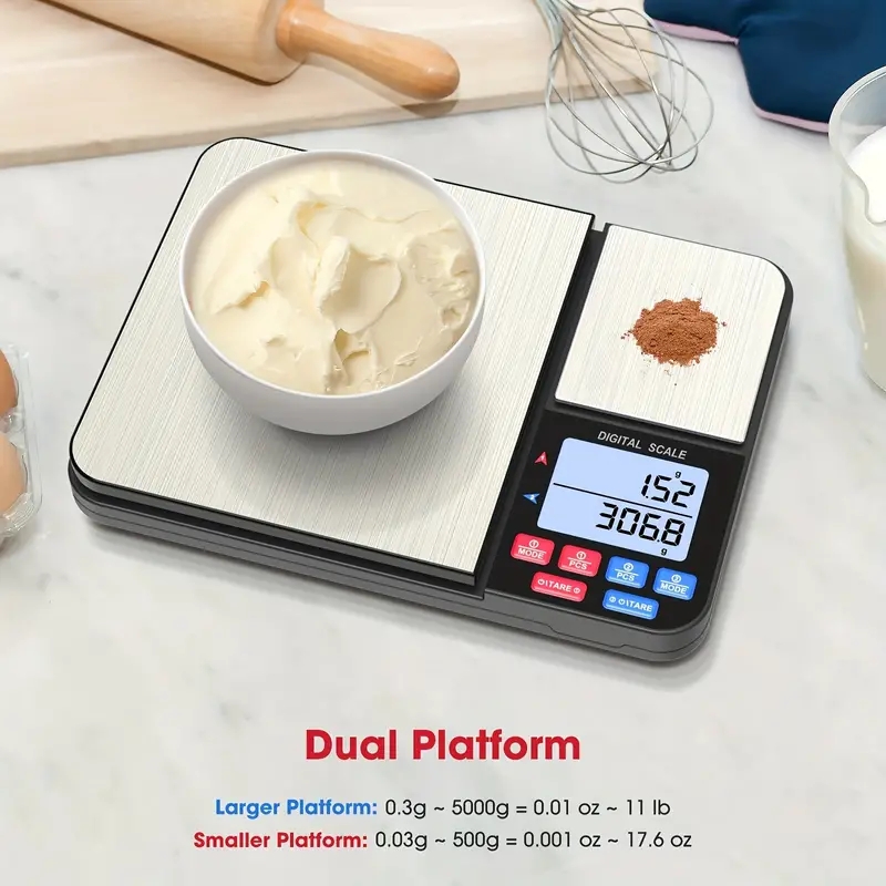 Meal Prep Diet - 1pc Digital Kitchen Scale for Weight