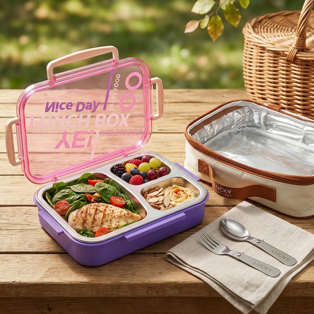 Meal Prep Meal Ideas - Microwavable 304 Stainless Steel Bento Box