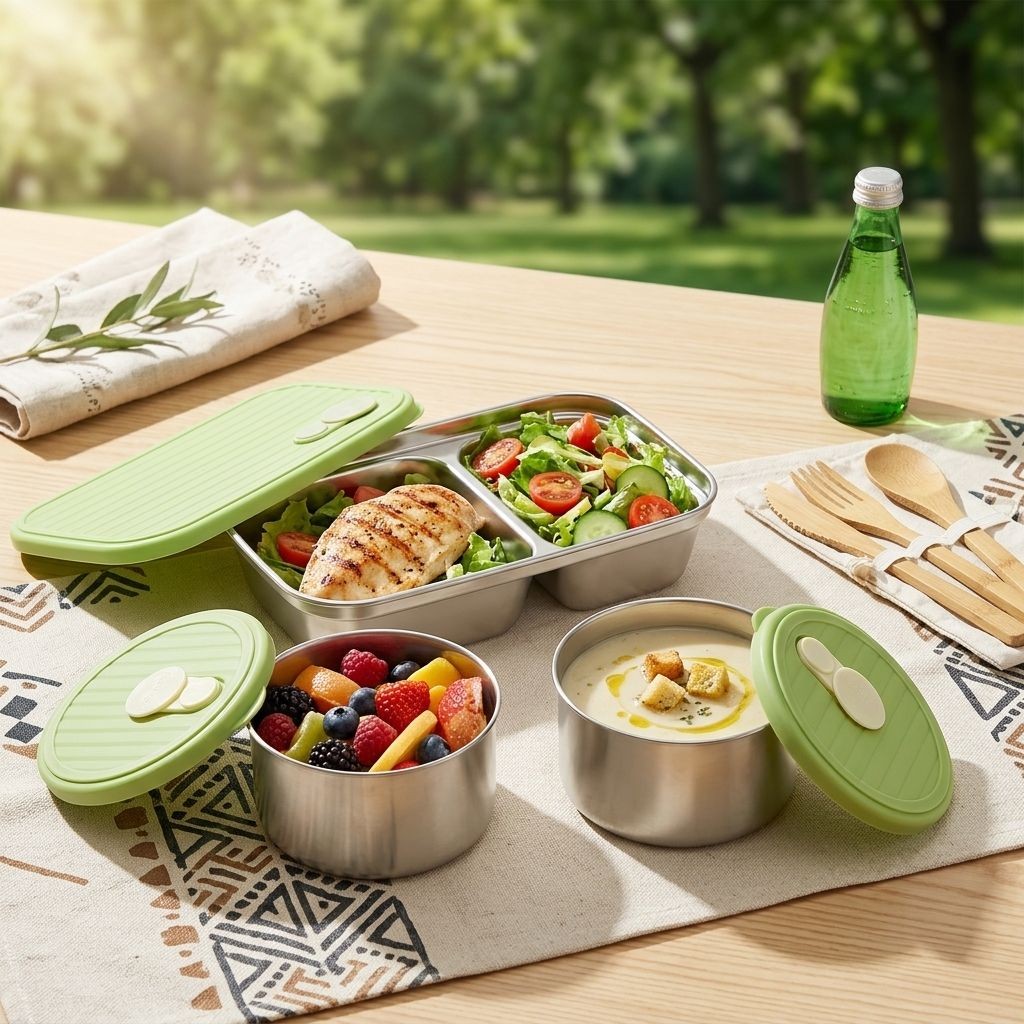 Microwave Safe 304 Stainless S - Meal Prep Meal Ideas recension och pris