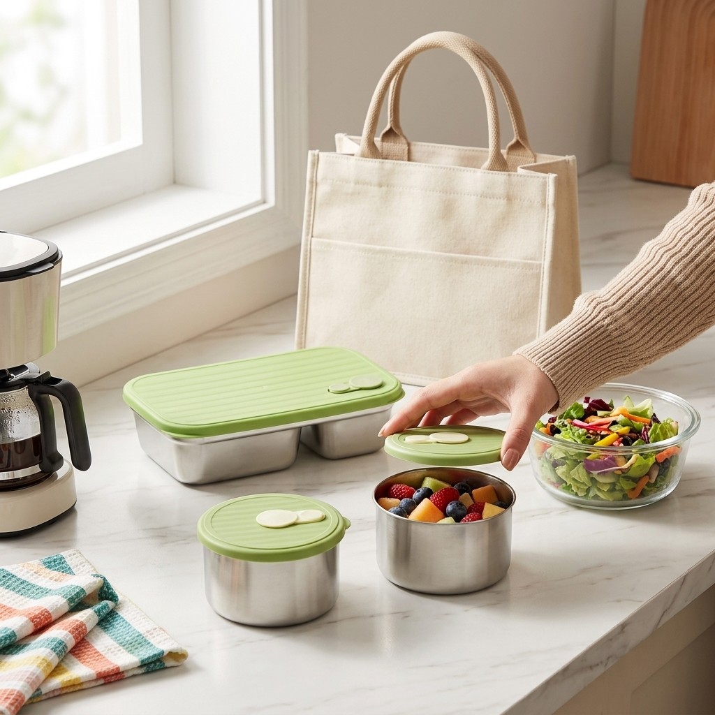 Microwave Safe 304 Stainless S - Meal Prep Meal Ideas recension och pris