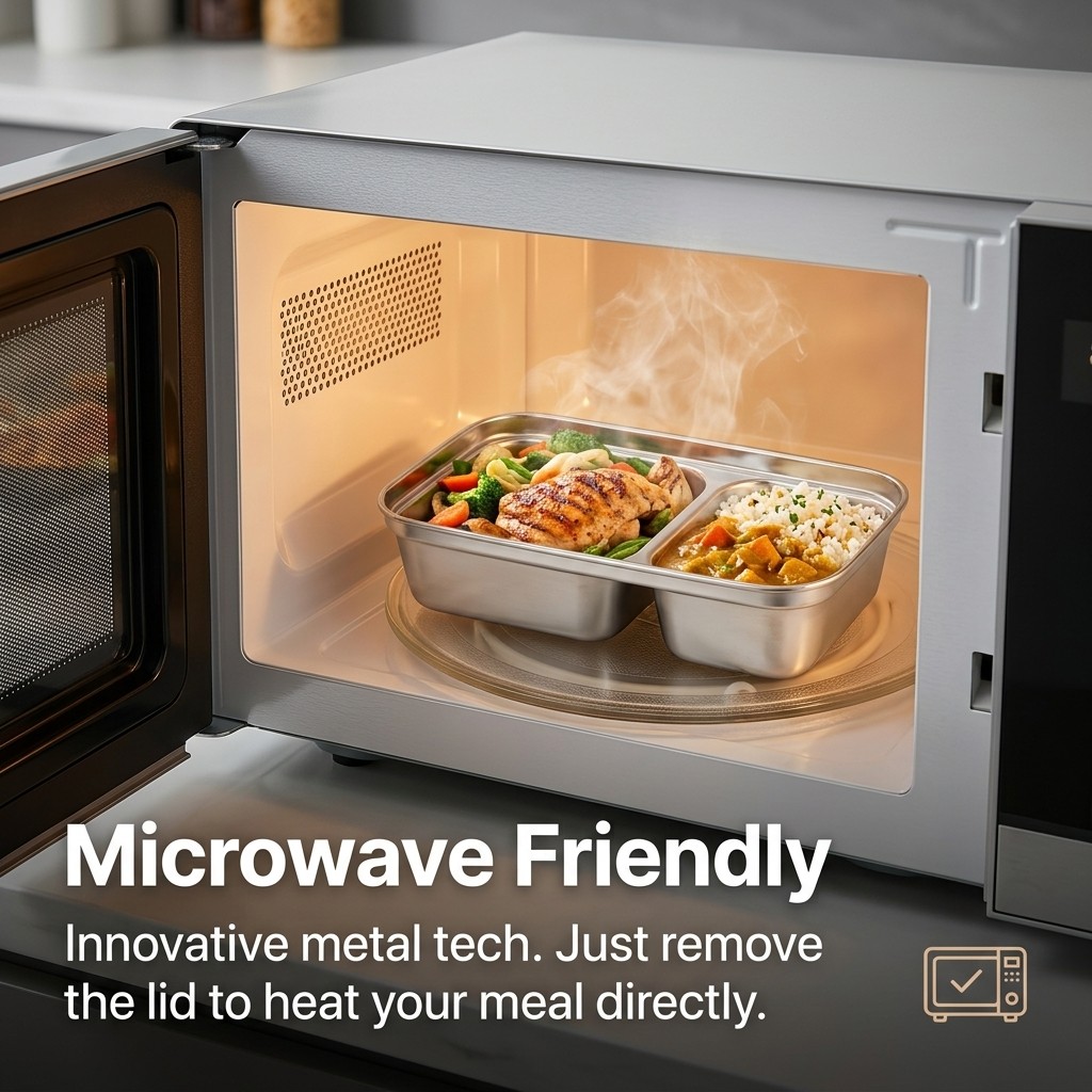 Microwave Safe 304 Stainless S - Meal Prep Meal Ideas recension och pris