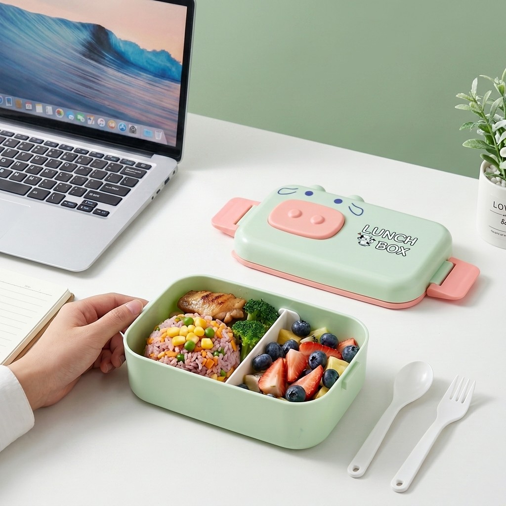 Kawaii Plastic Bento Box for K - Meal Prep Meal Ideas recension och pris