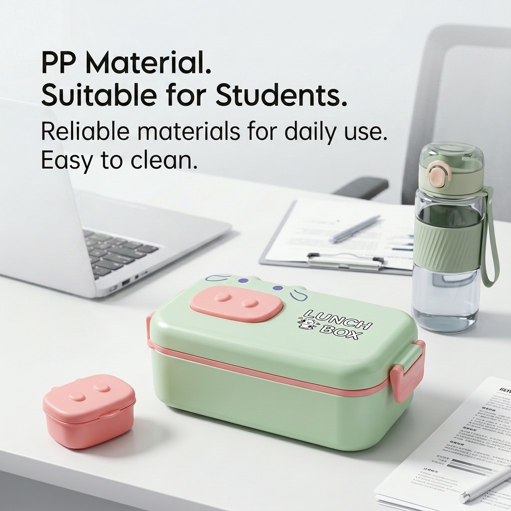 Kawaii Plastic Bento Box for K - Meal Prep Meal Ideas recension och pris