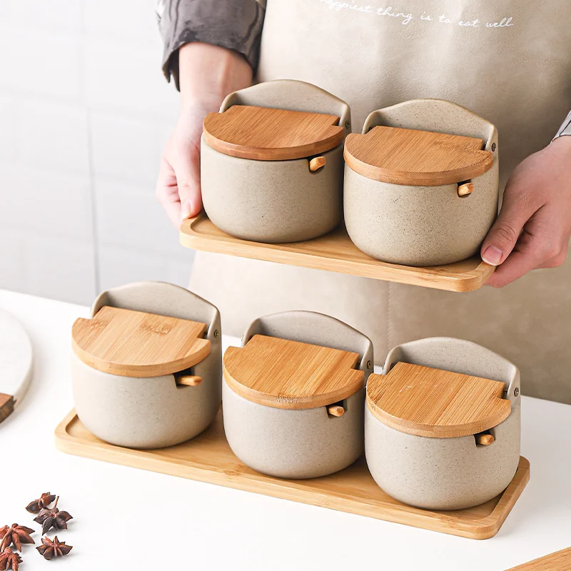 Japanese Style Ceramic Seasoni - Spice Jar Labels recension och pris