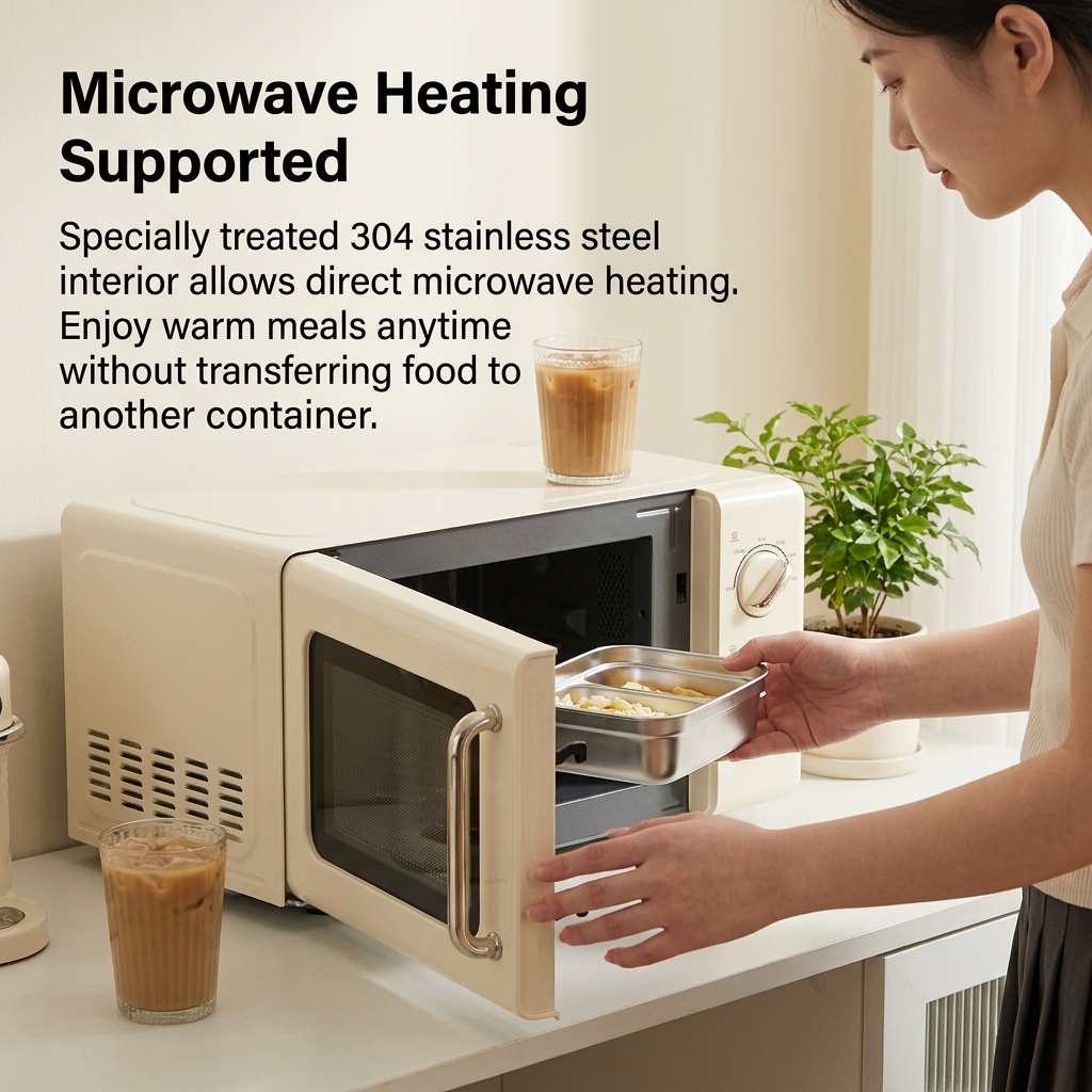 Microwave Safe 304 Stainless S - Meal Prep Meal Ideas recension och pris