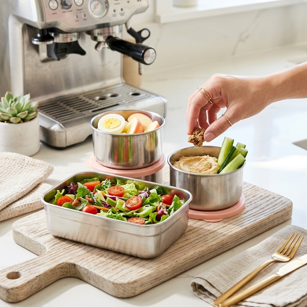 Microwave Safe 304 Stainless S - Meal Prep Meal Ideas recension och pris