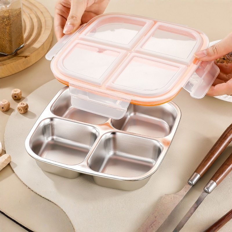 304 Stainless Steel Lunch Box, - Meal Prep Meal Ideas recension och pris