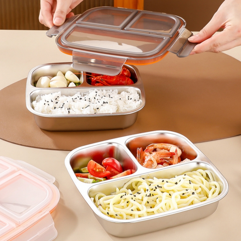 304 Stainless Steel Lunch Box, - Meal Prep Meal Ideas recension och pris