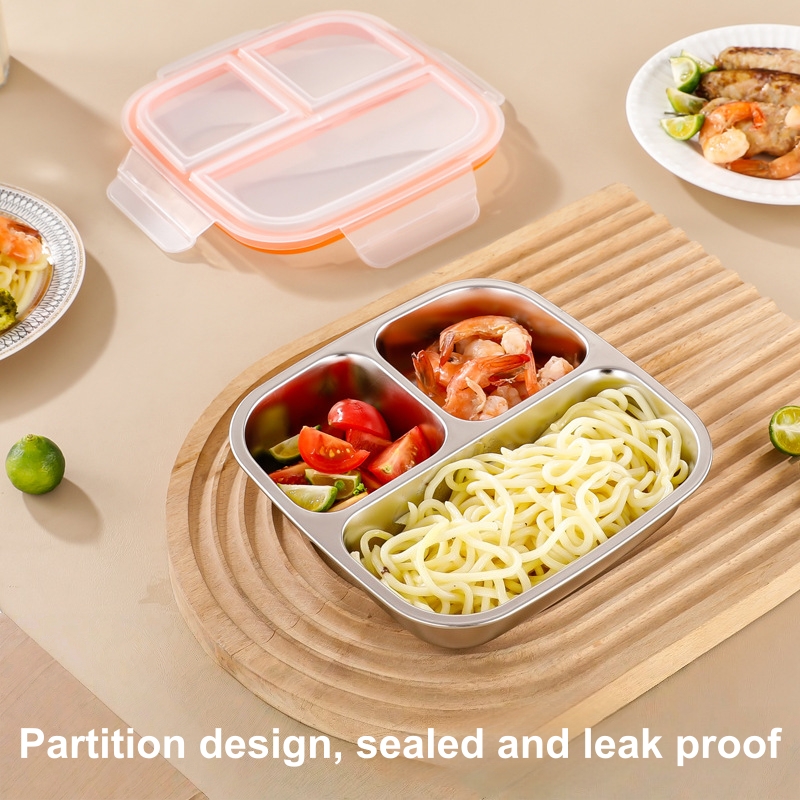304 Stainless Steel Lunch Box, - Meal Prep Meal Ideas recension och pris