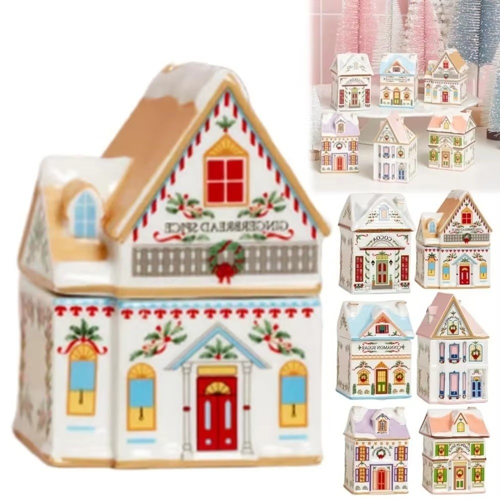Gifts Cute Holiday Village Spi - Spice Jar Labels recension och pris