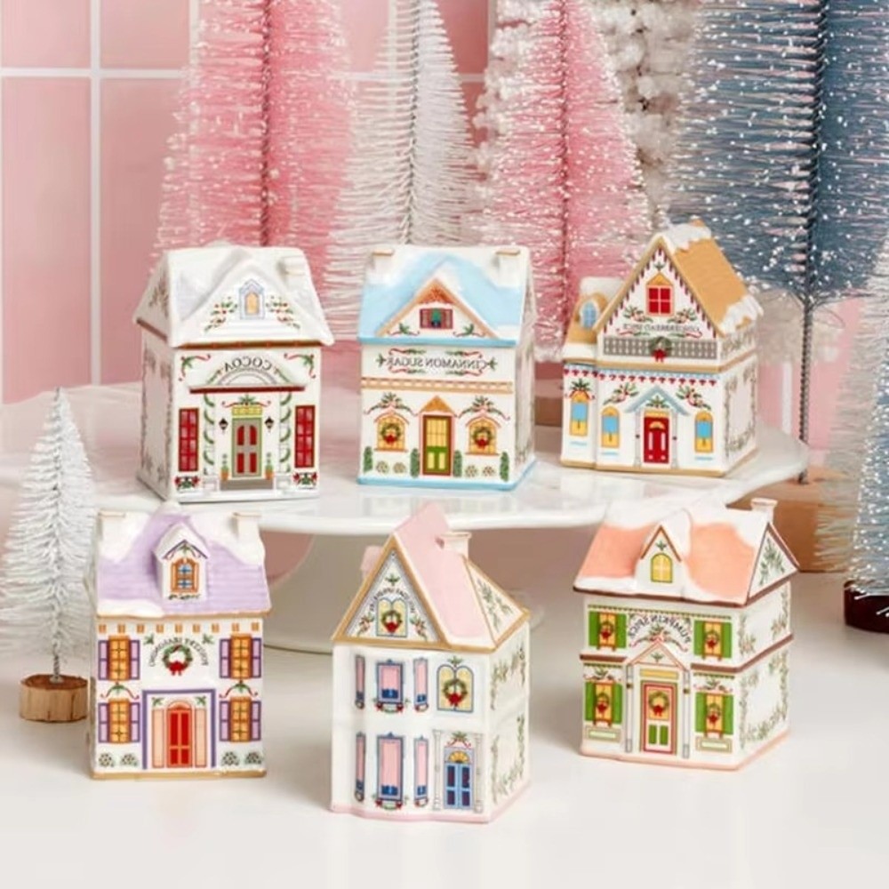 Gifts Cute Holiday Village Spi - Spice Jar Labels recension och pris