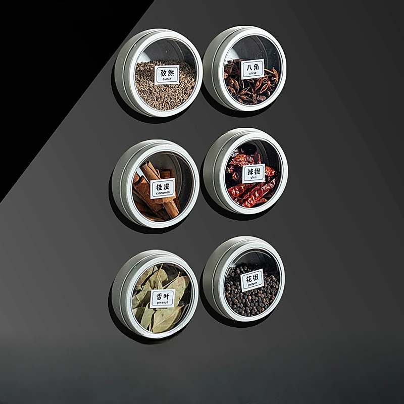 Magnetic Spice Jar Set Stainle - Spice Jar Labels recension och pris