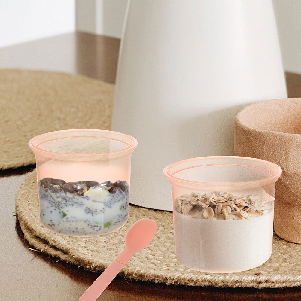 2Pcs Overnight Oats Jar Set Pr - Meal Prep Gym recension och pris