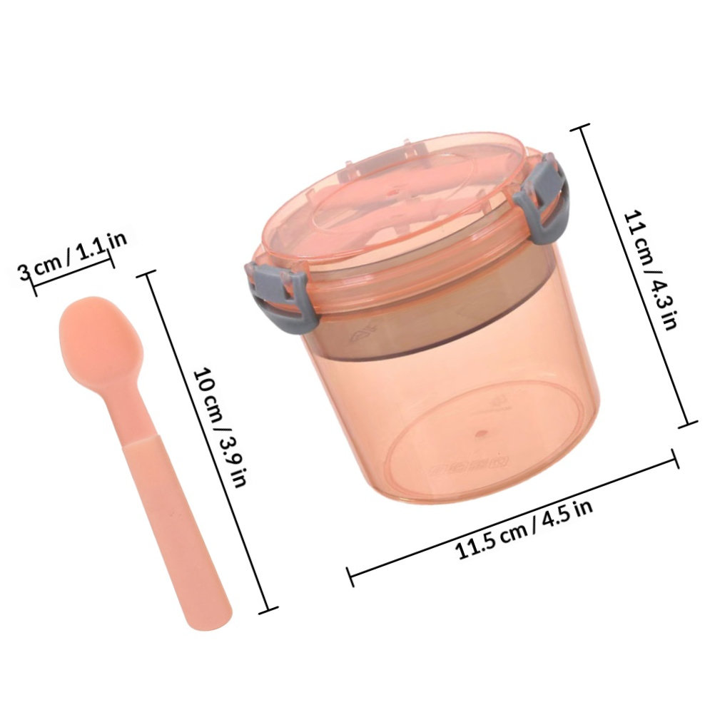 2Pcs Overnight Oats Jar Set Pr - Meal Prep Gym recension och pris