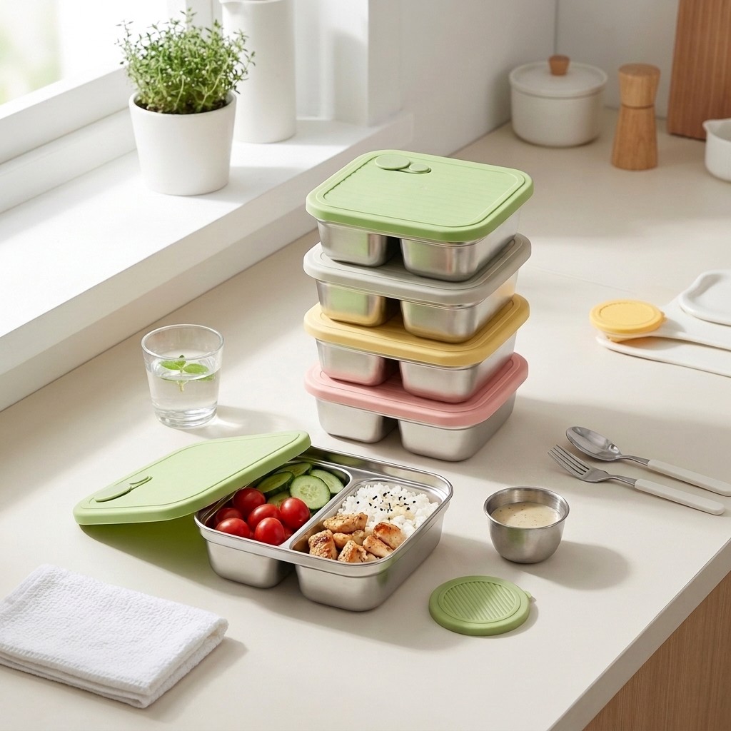 304 Stainless Steel Bento Lunc - Meal Prep Meal Ideas recension och pris