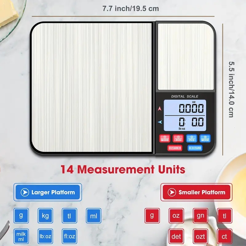 1pc Digital Kitchen Scale for  - Meal Prep Diet recension och pris