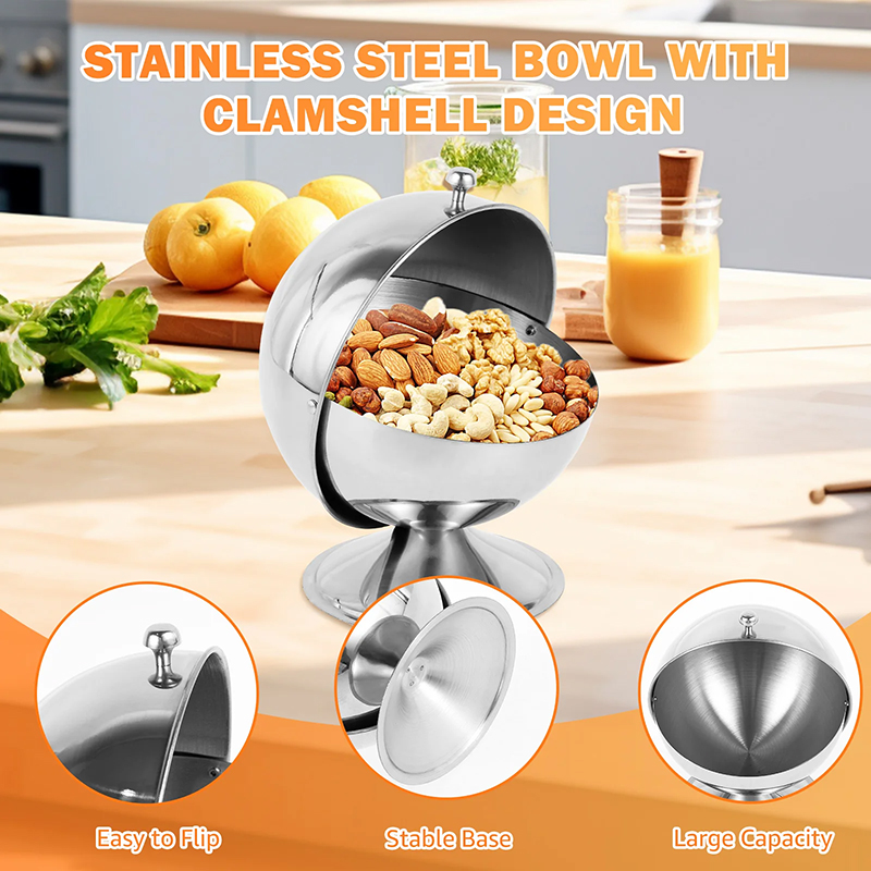 Spherical Stainless Steel Suga - Spice Jar Labels recension och pris