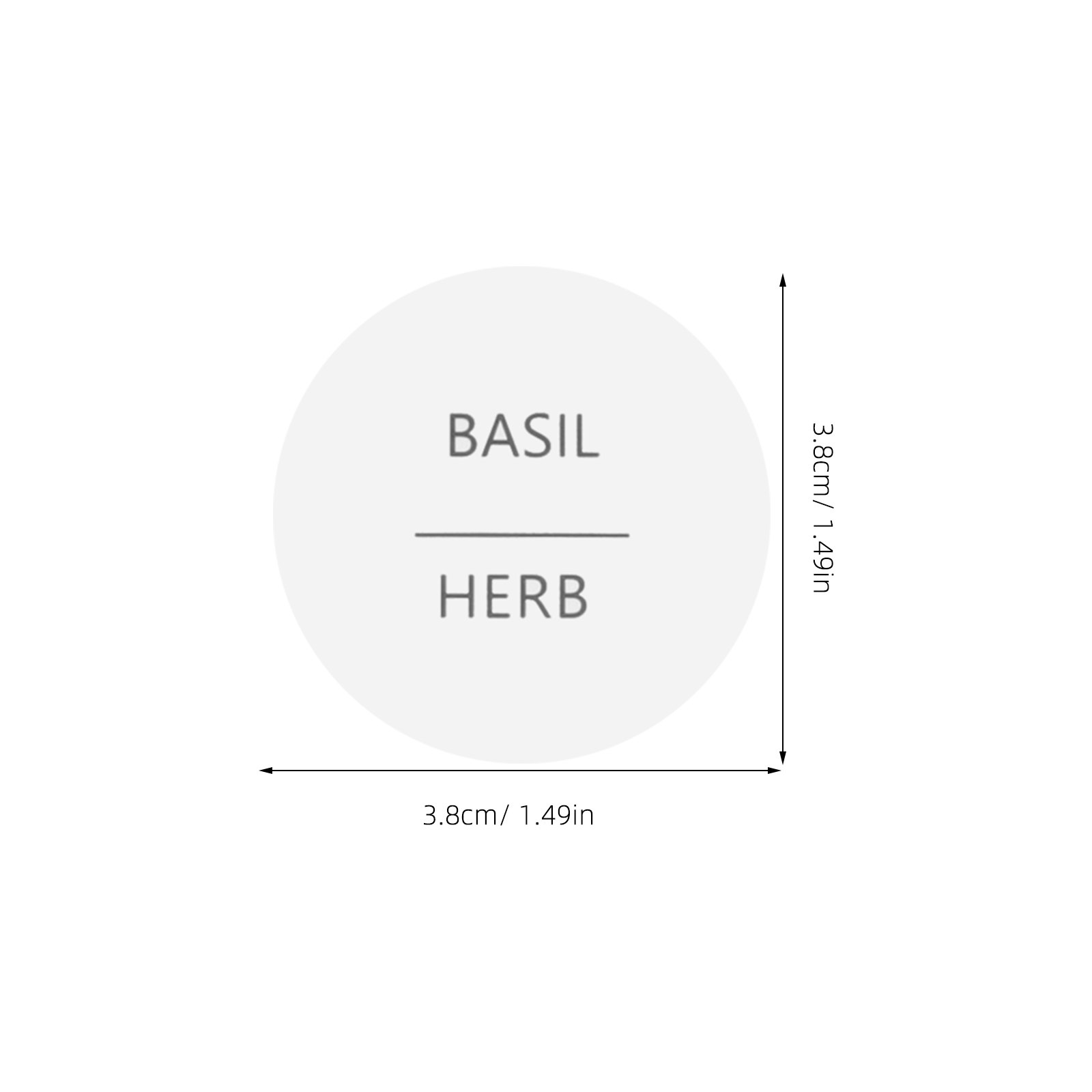 8 Sheets Waterproof Minimalist - Spice Jar Labels recension och pris