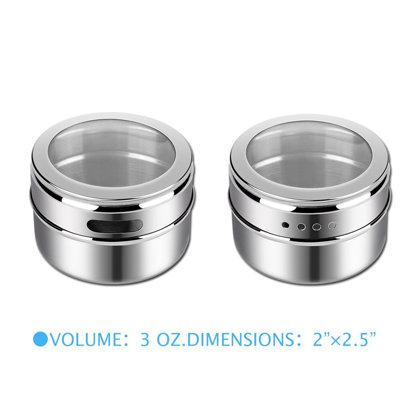 LMETJMA Magnetic Spice Tins St - Spice Jar Labels recension och pris