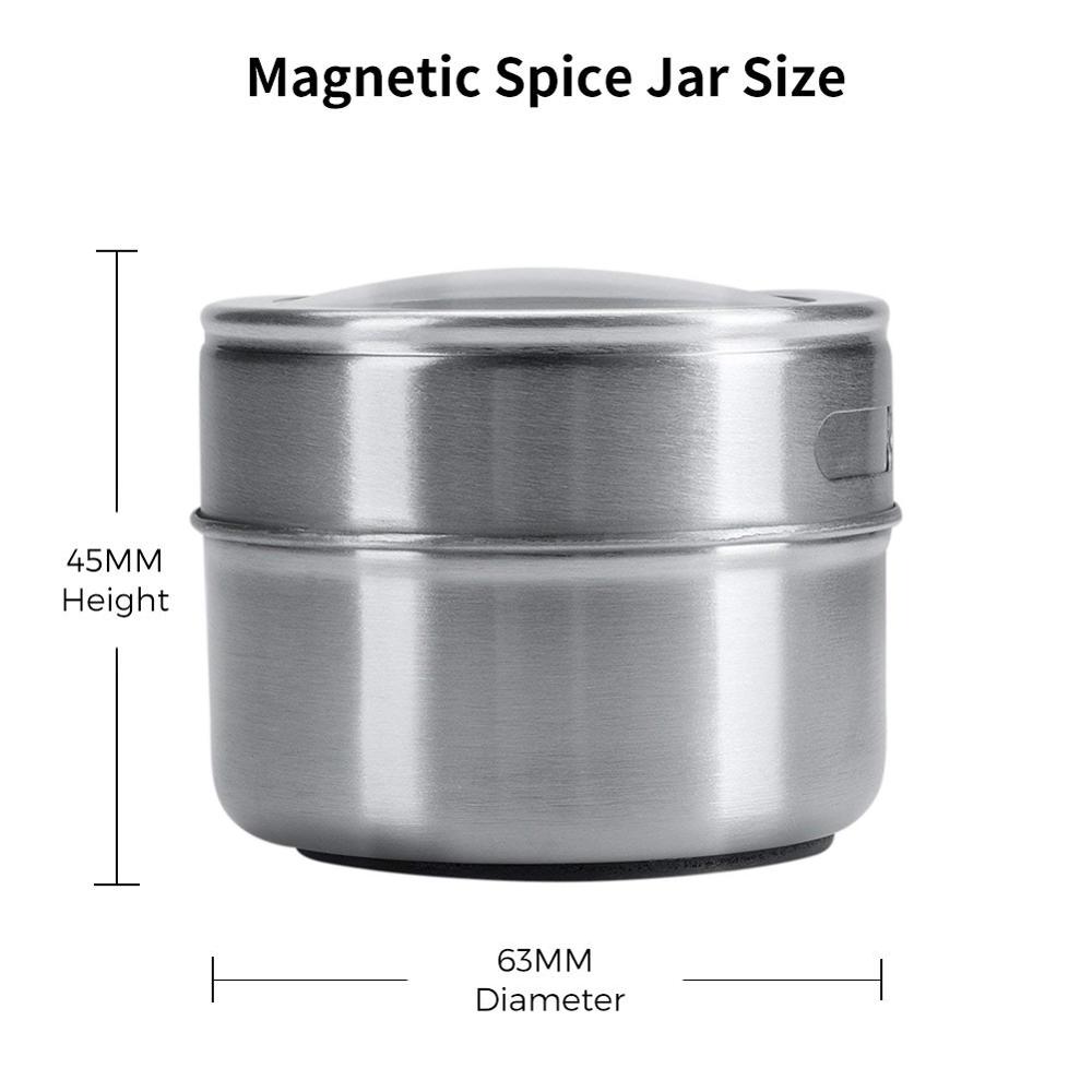 LMETJMA Magnetic Spice Tins St - Spice Jar Labels recension och pris