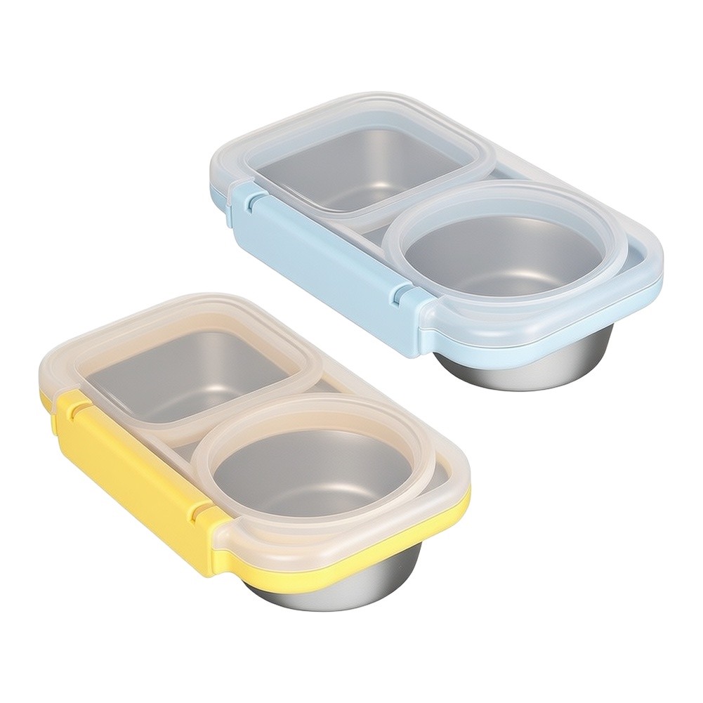 2 Pack 400ml Stainless Steel L - Meal Prep Gym recension och pris