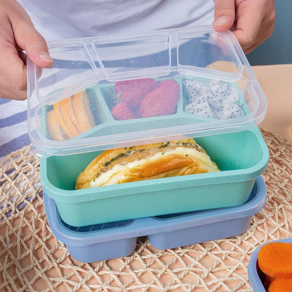 4 Compartments Kids Bento Box  - Meal Prep Meal Ideas recension och pris