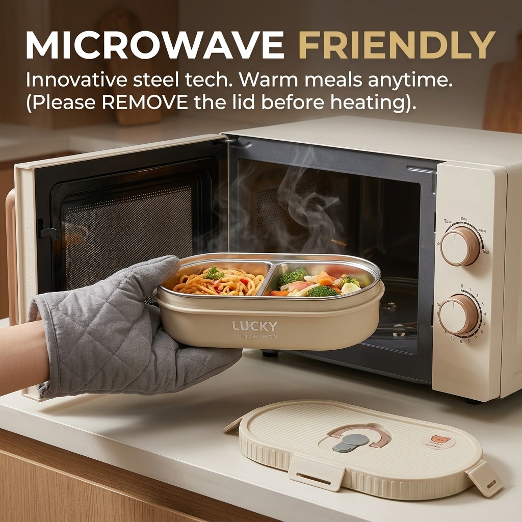 Microwavable 304 Stainless Ste - Meal Prep Meal Ideas recension och pris