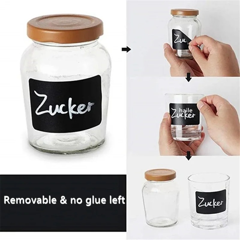 40-120pcs Waterproof Chalkboar - Spice Jar Labels recension och pris