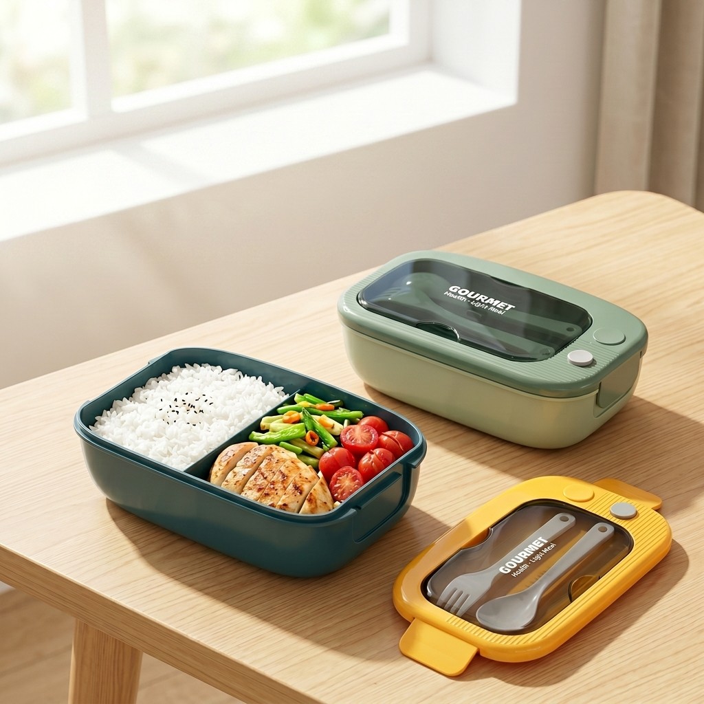 Microwavable Plastic Bento Box - Meal Prep Meal Ideas recension och pris