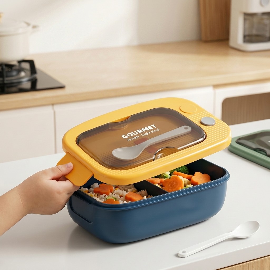 Microwavable Plastic Bento Box - Meal Prep Meal Ideas recension och pris