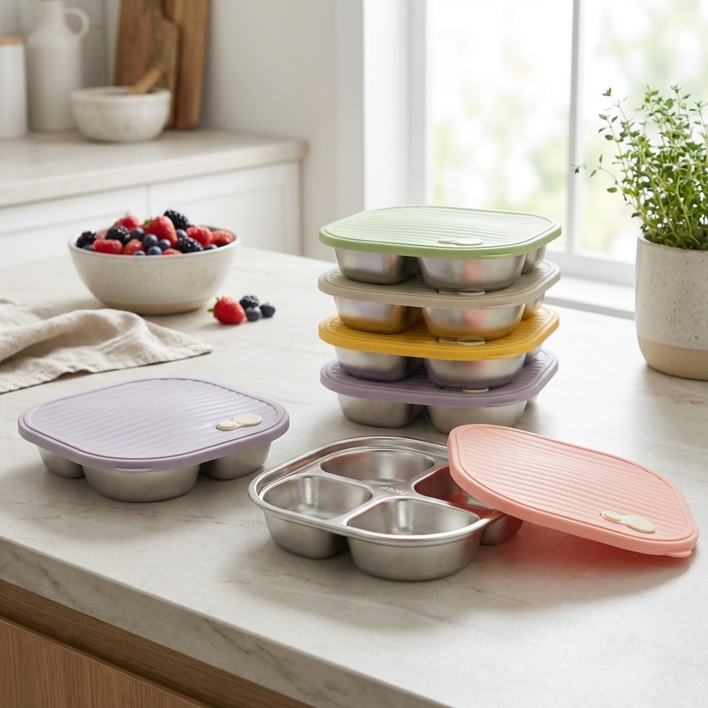 Microwave Safe 304 Stainless S - Meal Prep Diet recension och pris