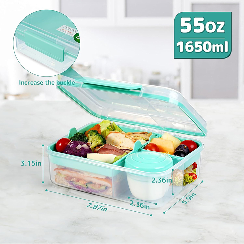 4 Compartment Leakproof Bento  - Meal Prep Meal Ideas recension och pris