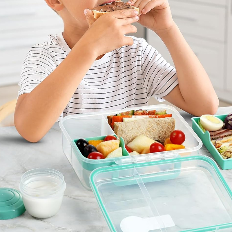 4 Compartment Leakproof Bento  - Meal Prep Meal Ideas recension och pris