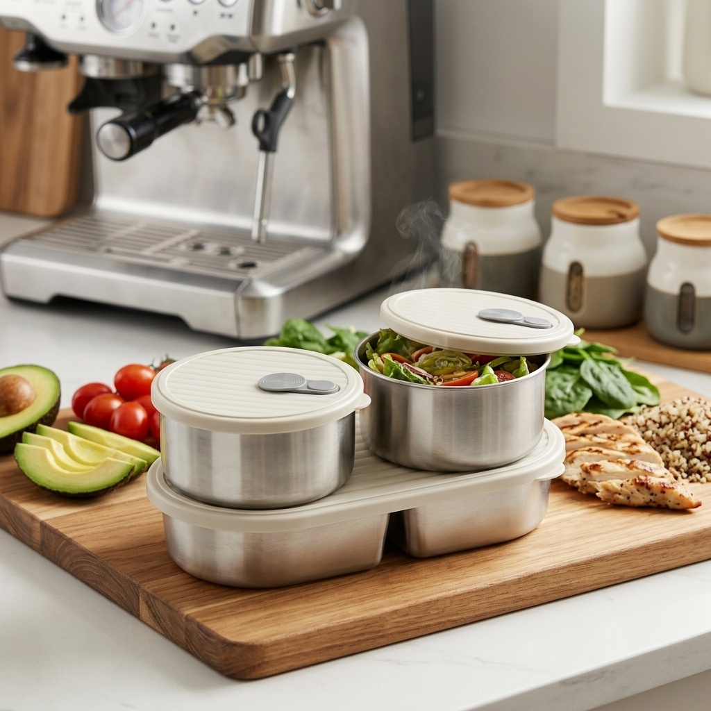 Microwave Safe 304 Stainless S - Meal Prep Meal Ideas recension och pris