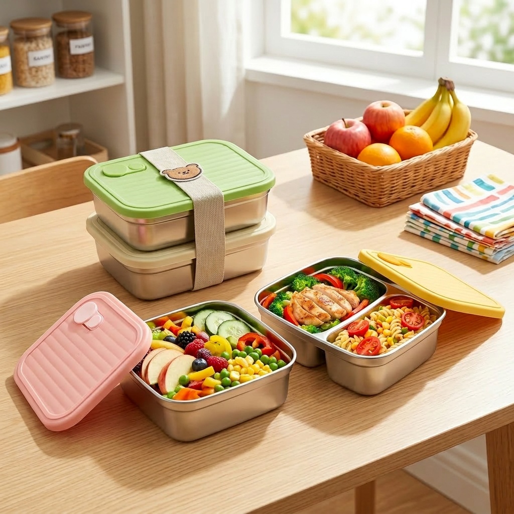 Microwavable 304 Stainless Ste - Meal Prep Meal Ideas recension och pris