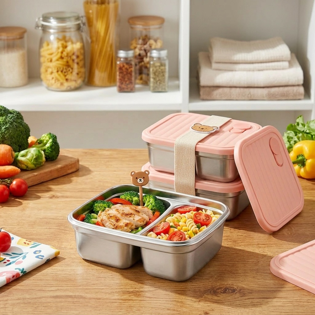 Microwavable 304 Stainless Ste - Meal Prep Meal Ideas recension och pris