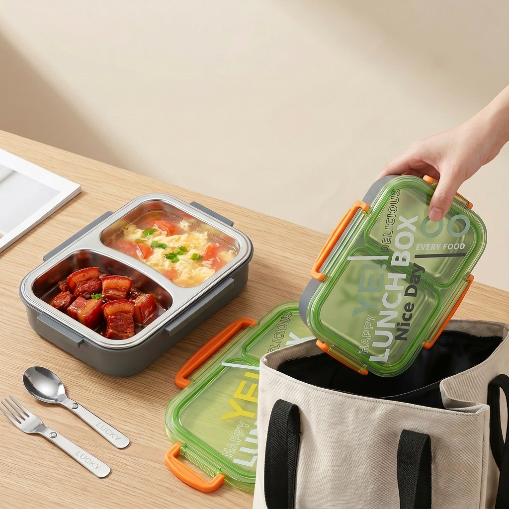 Microwavable 304 Stainless Ste - Meal Prep Meal Ideas recension och pris