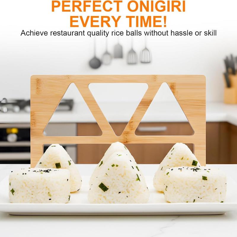 Wooden Onigiri Rice Ball Mold  - Meal Prep Onigiri recension och pris
