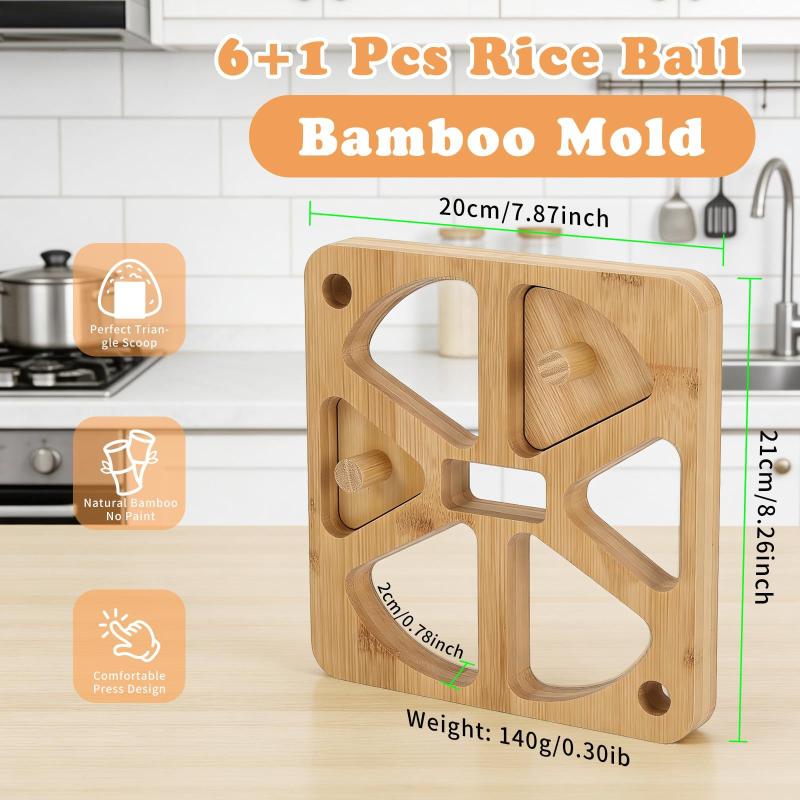 Wooden Onigiri Rice Ball Mold  - Meal Prep Onigiri recension och pris