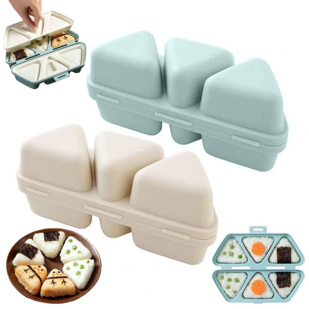 6-Cavity Triangle Onigiri Mold - Meal Prep Onigiri recension och pris