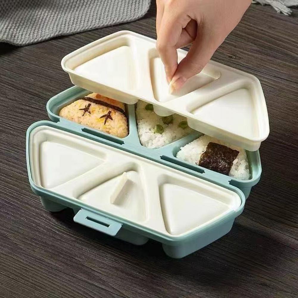 6-Cavity Triangle Onigiri Mold - Meal Prep Onigiri recension och pris