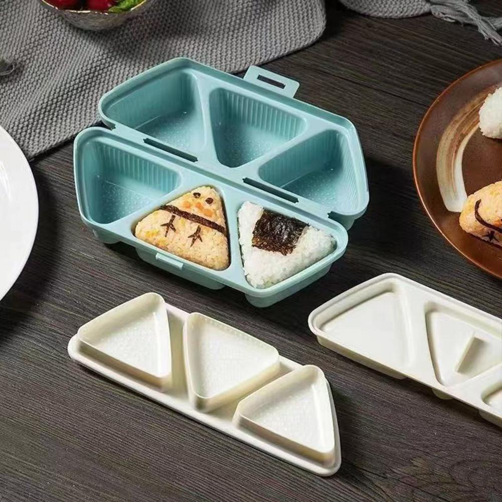 6-Cavity Triangle Onigiri Mold - Meal Prep Onigiri recension och pris
