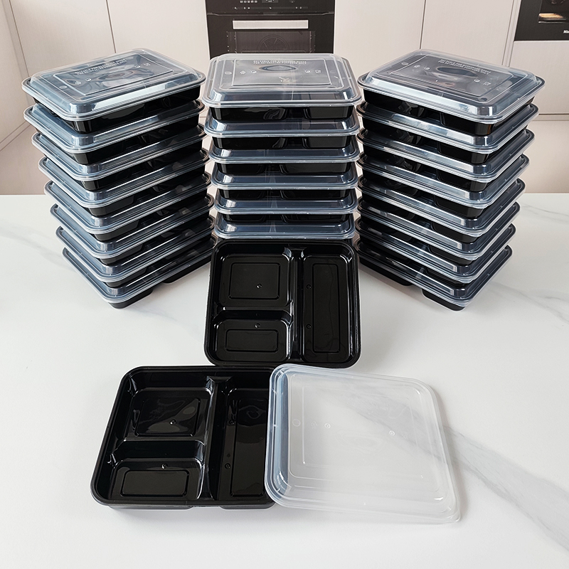 3-Compartment 34 Oz/1000 Ml, 1 - Meal Prep Gym recension och pris