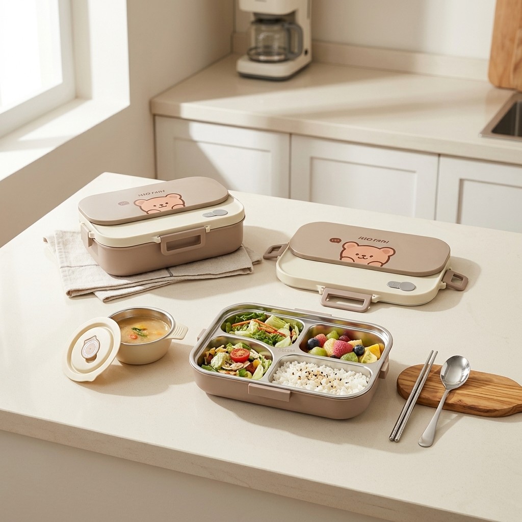 304 Stainless Steel Bento Box  - Meal Prep Meal Ideas recension och pris