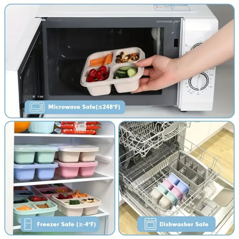 4 Grid Snack Box for Kids and  - Meal Prep Meal Ideas recension och pris